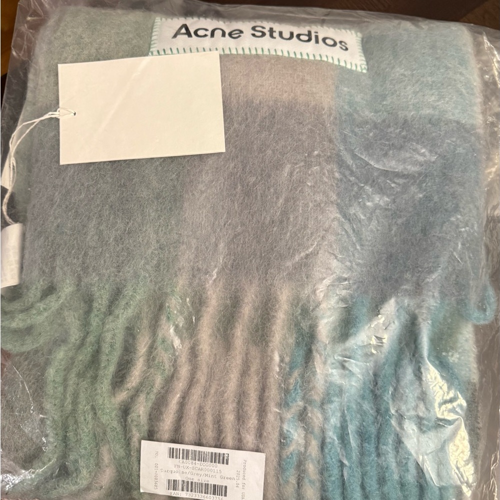 NWT Acne Studios Pastel Multi-Color Cozy Scarf - Picture 5 of 10